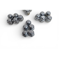 Nissan Leaf 11-24 Steel Wheel Lug Nuts Set (20 Pieces) 40224-6LW0A, E070, OEM, 2011, 2012, 2013, 2014, 2015, 2016, 2017, 2018, 2019, 2020, 2021, 2022, 2023, 2024