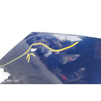 Nissan Leaf 13-17 Hood Cover Assy Blue, 65100-3NF0A, E070, OEM, 2013, 2014, 2015, 2016, 2017