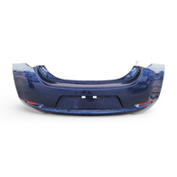 Nissan Leaf 13-17 Rear Bumper Cover Assembly Blue, 85022-3NF0H, E070, OEM, 2013, 2014, 2015, 2016, 2017