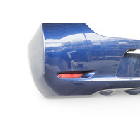 Nissan Leaf 13-17 Rear Bumper Cover Assembly Blue, 85022-3NF0H, E070, OEM, 2013, 2014, 2015, 2016, 2017