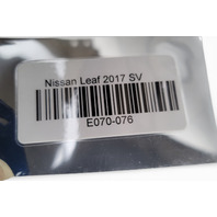 Nissan Leaf 13-17 Rear Bumper Cover Assembly Blue, 85022-3NF0H, E070, OEM, 2013, 2014, 2015, 2016, 2017