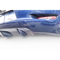 Nissan Leaf 13-17 Rear Bumper Cover Assembly Blue, 85022-3NF0H, E070, OEM, 2013, 2014, 2015, 2016, 2017