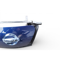 Nissan Leaf 15-17 Charging Port Lid Cover Complete Blue, 65701-4NP2B, E070, OEM, 2015, 2016, 2017
