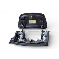 Nissan Leaf 15-17 Charging Port Lid Cover Complete Blue, 65701-4NP2B, E070, OEM, 2015, 2016, 2017