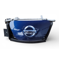 Nissan Leaf 15-17 Charging Port Lid Cover Complete Blue, 65701-4NP2B, E070, OEM, 2015, 2016, 2017