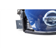 Nissan Leaf 15-17 Charging Port Lid Cover Complete Blue, 65701-4NP2B, E070, OEM, 2015, 2016, 2017