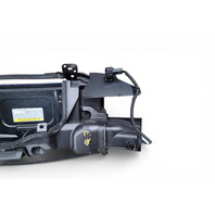 Nissan Leaf 15-17 Charging Port Lid Cover Complete Blue, 65701-4NP2B, E070, OEM, 2015, 2016, 2017