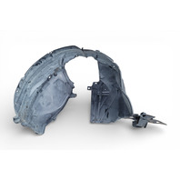 Nissan Leaf 13-17 Fender Liner Front Right/Passenger 63842-3NF0A, E070, OEM, 2013, 2014, 2015, 2016, 2017