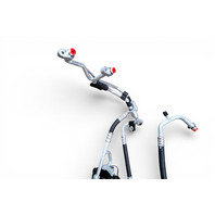 Nissan Leaf 13-17 A/C Line Pipe Hose Front Cooler, Air Conditioning Set, 92447-3NF0B, E070, OEM, 2013, 2014, 2015, 2016, 2017