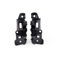 Subaru Crosstrek 18-23 Rear Retainer Bumper Bracket Support Left/Right Set 57707-FL460, E072, OEM, 2018, 2019, 2020, 2021, 2022, 2023