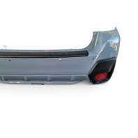 Subaru Forester 18-23 Rear Bumper Cover Assembly Cool Khaki Grey , 57794FL25A, E072, OEM, 2019, 2020, 2021, 2022, 2023, 2024