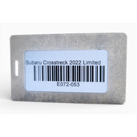 Subaru Crosstrek 18-23 Quarter Wheel Arch Flare/Molding Rear Left/Driver, 91112FL150, E072, OEM, 2018, 2019, 2020, 2021, 2022, 2023