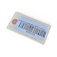 Subaru Crosstrek 18-23 Rear Left/Driver Side Fender Liner 59122FL030, E072, OEM, 2018, 2019, 2020, 2021, 2022, 2023