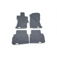 Subaru Crosstrek 18-23 Interior Carpet 4 Piece Floor Mat Set Black J501SFL020, E072, OEM, 2018, 2019, 2020, 2021, 2022, 2023