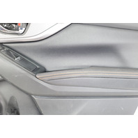 Subaru Crosstrek 18-23 Front Door Panel Trim Right/Passenger Gray, 94216FL140VI, E072, OEM, 2018, 2019, 2020, 2021, 2022, 2023