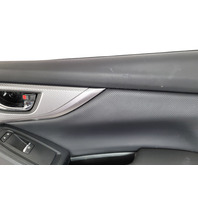 Subaru Crosstrek 18-23 Front Door Panel Trim Right/Passenger Gray, 94216FL140VI, E072, OEM, 2018, 2019, 2020, 2021, 2022, 2023
