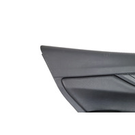 Subaru Crosstrek 18-23 Rear Door Panel Trim Left/Driver Black/Orange Stitching, 94226FL170SJ, E072, OEM, 2018, 2019, 2020, 2021, 2022, 2023