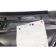 Subaru Crosstrek 18-23 Rear Door Panel Trim Left/Driver Black/Orange Stitching, 94226FL170SJ, E072, OEM, 2018, 2019, 2020, 2021, 2022, 2023