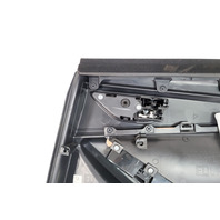 Subaru Crosstrek 18-23 Rear Door Panel Trim Left/Driver Black/Orange Stitching, 94226FL170SJ, E072, OEM, 2018, 2019, 2020, 2021, 2022, 2023