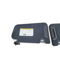 Nissan Juke 13-17 Sun Shade Visor Left/Right Set Black 96401-3YW6A, E073, OEM, 2013, 2014, 2015, 2016, 2017