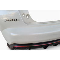 Nissan Juke 13-17 Rear Bumper Cover Assembly White, 85022-3NF0H, E073, OEM, 2013, 2014, 2015, 2016, 2017