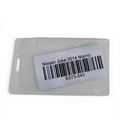 Nissan Juke 13-17 Rear Bumper Cover Assembly White, 85022-3NF0H, E073, OEM, 2013, 2014, 2015, 2016, 2017