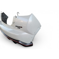 Nissan Juke 13-17 Rear Bumper Cover Assembly White, 85022-3NF0H, E073, OEM, 2013, 2014, 2015, 2016, 2017