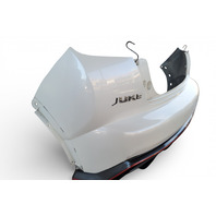Nissan Juke 13-17 Rear Bumper Cover Assembly White, 85022-3NF0H, E073, OEM, 2013, 2014, 2015, 2016, 2017