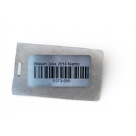 Nissan Juke 13-17 Dual Exhaust Muffler Pipe Tail Baffle 20100-3YW3A, E073, OEM, 2013, 2014, 2015, 2016, 2017