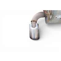 Nissan Juke 13-17 Dual Exhaust Muffler Pipe Tail Baffle 20100-3YW3A, E073, OEM, 2013, 2014, 2015, 2016, 2017