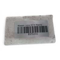 Nissan Juke 11-17 Automatic Transmission Oil Cooler, 21606-3TX0A, E073, OEM, 2011, 2012, 2013, 2014, 2015, 2016, 2017