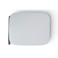 Nissan Juke 11-17 Fuel Filler Gas Cap Lid White, 78830-1KA0A, E073, OEM, 2011, 2012, 2013, 2014, 2015, 2016, 2017