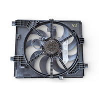 Nissan Juke 11-17 Radiator Cooling Fan Motor w/ Shroud Assy 21487-1KC0C, E073, OEM, 2011, 2012, 2013, 2014, 2015, 2016, 2017
