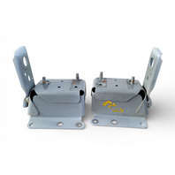 Nissan Juke 11-17 Rear Bumper Reinforcement Bracket Right/Left Set (2) 85211-1KD0A, E073, OEM, 2011, 2012, 2013, 2014, 2015, 2016, 2017