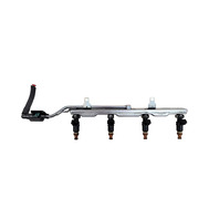 Honda Element 03-11 Fuel Injectors & Rail, Injector 2.4L 16620-RAA-A01, E074, OEM, 2003, 2004, 2005, 2006, 2007, 2008, 2009, 2010, 2011