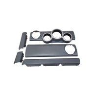 Honda Element 03-08 Instrument Bezel Panel Trim Gray Set(5)77105-SCV-A01ZC, E074, OEM, 2003, 2004, 2005, 2006, 2007, 2008