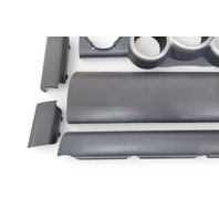 Honda Element 03-08 Instrument Bezel Panel Trim Gray Set(5)77105-SCV-A01ZC, E074, OEM, 2003, 2004, 2005, 2006, 2007, 2008