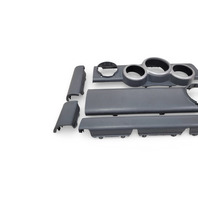 Honda Element 03-08 Instrument Bezel Panel Trim Gray Set(5)77105-SCV-A01ZC, E074, OEM, 2003, 2004, 2005, 2006, 2007, 2008