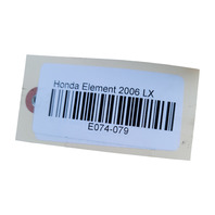 Honda Element 03-11 Radiator Reservoir Coolant Tank 19101-PZD-A01, E074, OEM, 2003, 2004, 2005, 2006, 2007, 2008, 2009, 2010, 2011