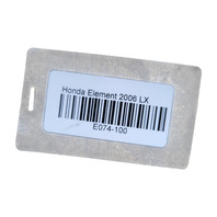 Honda Element 03-06 Radiator Upper Support Tie Bar Front Bulkhead, E074, OEM, 2003, 2004, 2005, 2006