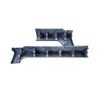 Honda Element 06-08 Rocker Panel Molding Left/Driver Front/Rear Black 71950-SCV-A01ZB, E074, OEM, 2006, 2007, 2008