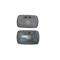 Honda Element 03-08 Rear Center & Rear Roof Interior Map Light Lamp Gray (Set of 2) 34250-S5P-A01, E074, OEM, 2003, 2004, 2005, 2006, 2007, 2008
