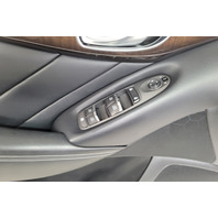 Infiniti Q50 14-21 Front Left Door Panel Black, 80901-4HH0A, E075, OEM, 2014, 2015, 2016, 2017, 2018, 2019, 2020, 2021