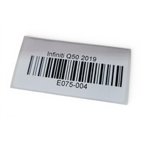 Infiniti Q50 14-21 Front Left Door Panel Black, 80901-4HH0A, E075, OEM, 2014, 2015, 2016, 2017, 2018, 2019, 2020, 2021