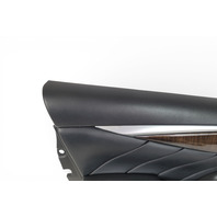 Infiniti Q50 14-21 Front Left Door Panel Black, 80901-4HH0A, E075, OEM, 2014, 2015, 2016, 2017, 2018, 2019, 2020, 2021