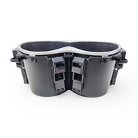 Infiniti Q50 16-22 Sedan Center Console Cup Drink Holder 68430-6HJ0A, E075, OEM, 2016, 2017, 2018, 2019, 2020, 2021, 2022