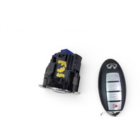Infiniti Q50 14-22 Remote Smart System Key Fob Transmitter With Push Start Button 285E3-4HB0C, E075, OEM, 2014, 2015, 2016, 2017, 2018, 2019, 2020, 2021, 2022