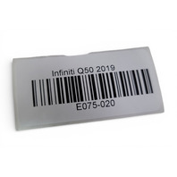 Infiniti Q50 17-23 Quarter Tail Light Lamp, Rear Right/Passenger 26550-6HH5A, E075, OEM, 2017, 2018, 2019, 2020, 2021, 2022, 2023