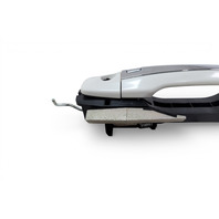 Infiniti Q50 15-23 Front Left/Driver Exterior Door Handle White 80641-4GA9A, E075, OEM, 2015, 2016, 2017, 2018, 2019, 2020, 2021, 2022, 2023