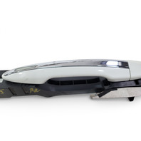 Infiniti Q50 15-23 Rear Right/Passenger Exterior Door Handle White, 82640-4GA9A, E075, OEM, 2015, 2016, 2017, 2018, 2019, 2020, 2021, 2022, 2023